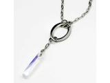 Ocelový náhrdelník se Swarovski krystaly-Moon