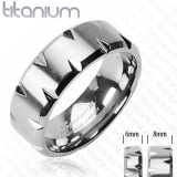 Titanové snubní prsteny PNT-0029