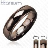 Titanové snubní prsteny PNT-0031