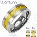 Titanové snubní prsteny PNT-0032