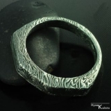 Ručně kované prsteny z oceli damasteel– Papilar