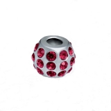 Přívěsek z chirurgické oceli Morellato Drops Crystals Red