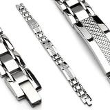 Náramek z chirurgické oceli SSB-7553