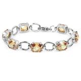 Náramek z chirurgické oceli s křišťálem Swarovski LJB