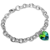 Náramek z chirurgické oceli s křišťálem Swarovski  LSW079B