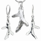 Elegantní stříbrný Set - vyroben s CRYSTALLIZED™ - Swarovski Elements 01739S