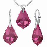 Souprava vyrobena se Swarovski Elements- Baroque Ruby LSW005S