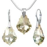 Stříbrná souprava vyrobena se Swarovski Elements - Baroque GSHA LSW002S