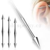 Piercing do ucha z chirurgické oceli BSP32