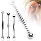 Piercing do ucha z chirurgické oceli BSP3