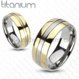 Titanové snubní prsteny R-TM-3042