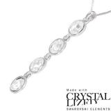 Náhrdelník Swarovski chirurgická ocel LCST213