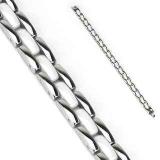Náramek z chirurgické oceli SCB-3493WH