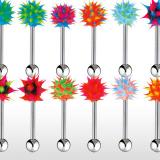 Piercing do jazyka z chirurgické oceli BS44-1416