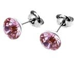 Náušnice Swarovski crystals ESSW11-Rose