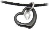 Přívěsek chirurgická ocel srdce TPSM003black