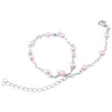 Ocelový Řetízek na nohu BAF02-PINK