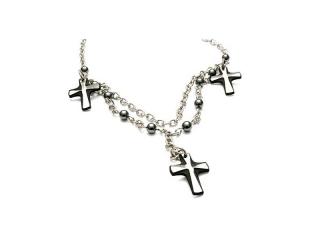 Náhrdelník se Swarovski krystaly - křížky