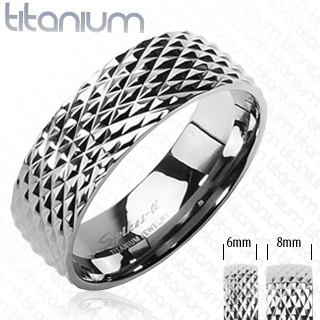 Titanové snubní prsteny PNT-0025