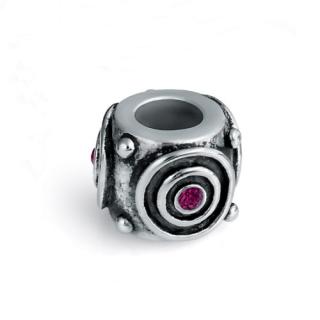 Přívěsek z chirurgické oceli Morellato Drops Violet CZ46