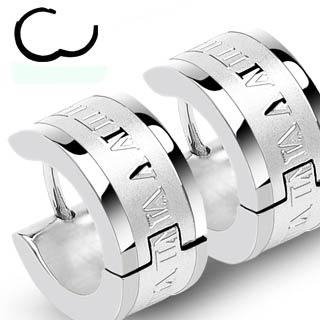 Náušnice z chirurgické oceli SSE-004