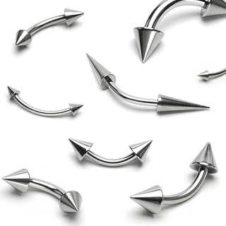 Piercing do obočí z chirurgické oceli CS02