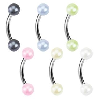 Piercing do obočí z chirurgické oceli CAP