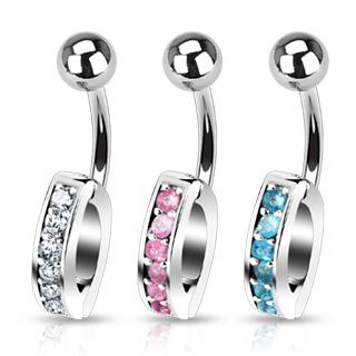 Piercing do pupíku z chirurgické oceli NCH-001