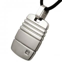 Ocelový přívěsek Tribal Diamond Brilliant Line PSDM37-BRILL