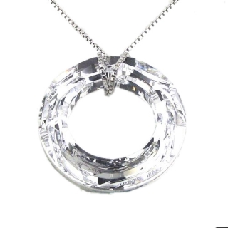 Náhrdelník Kruh Crystal E032