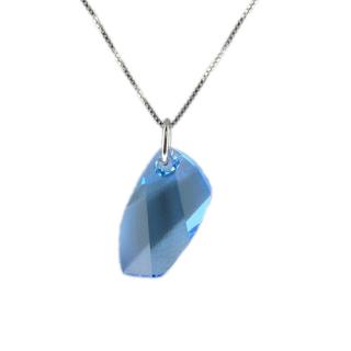 Náhrdelník Montána Aquamarine Crystal E023