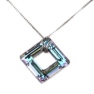 Náhrdelník Cube Vitrail Light Crystal E014
