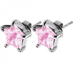 Náušnice Swarovski crystals ESSW16-ROSE