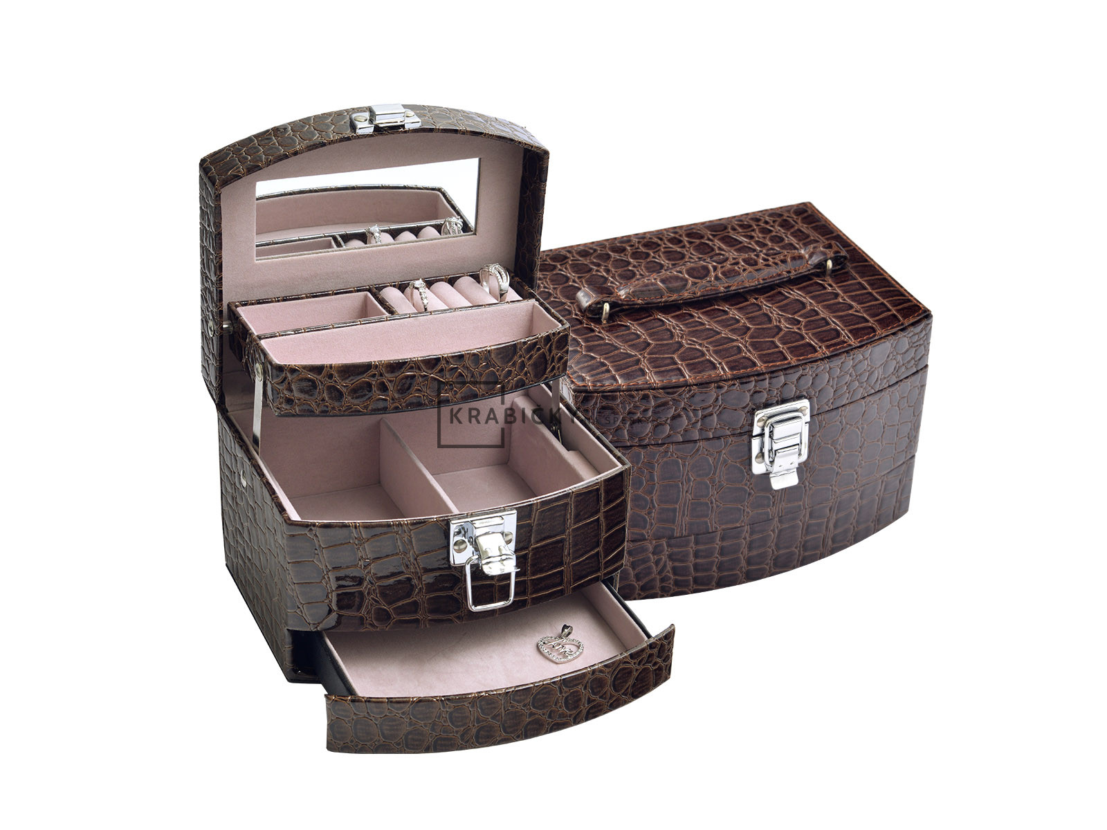 Šperkovnice JKBox Brown SP300-A21