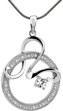 Stříbrný přívěsek ALEGORIA s micro zirconia - JJJP0171