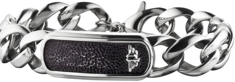 Náramek pánský z chirurgické oceli Police PJ25696BSS/01-S