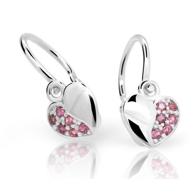 Dětské naušnice Cutie C2160-B Pink