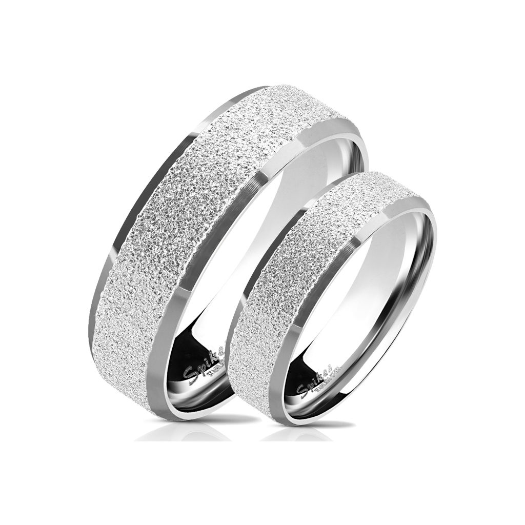 Snubní prsteny z chirurgické ocel R-M6390S
