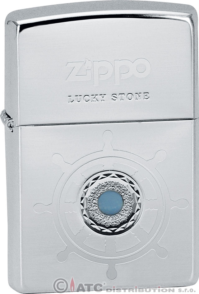Benzínový zapalovač Zippo LUCKY STONE 28167