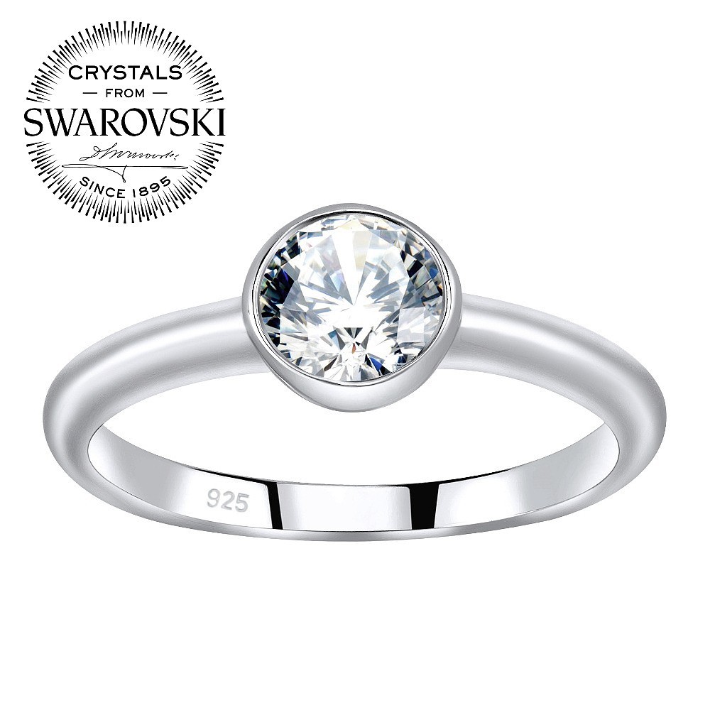 SILVEGO stříbrný prsten ISADORA se Swarovski® Zirconia JJJR1120SW