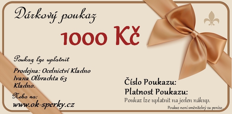 Dárkový poukaz 1000 Kč