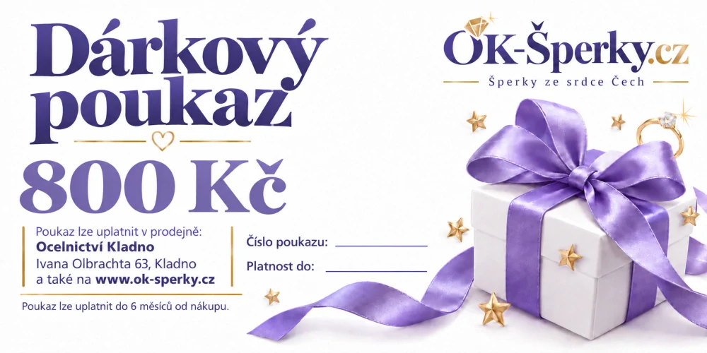 Dárkový poukaz 800 Kč