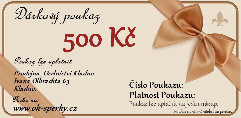 Dárkový poukaz 500 Kč