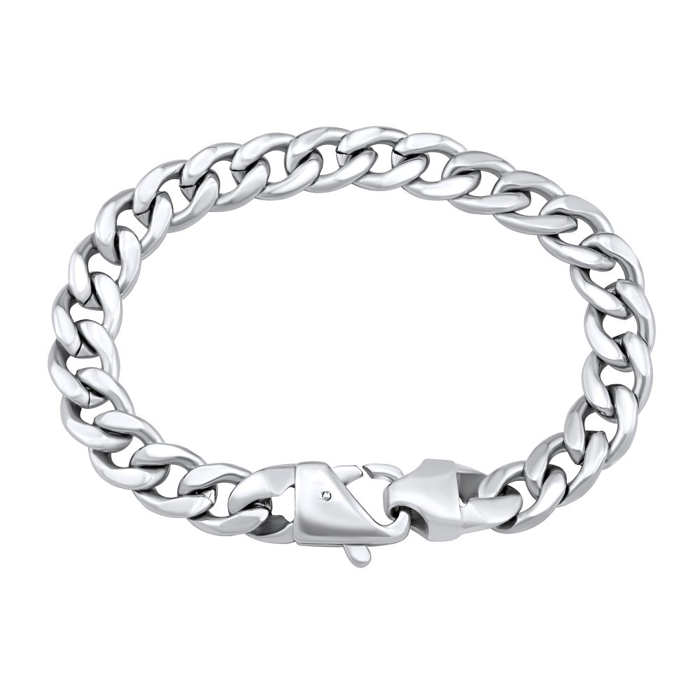Náramek PANCR - CURB 10 mm z chirurgické oceli