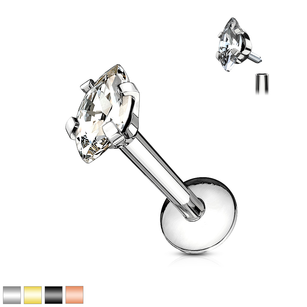 Piercing labret chirurgická ocel LSI033-1606