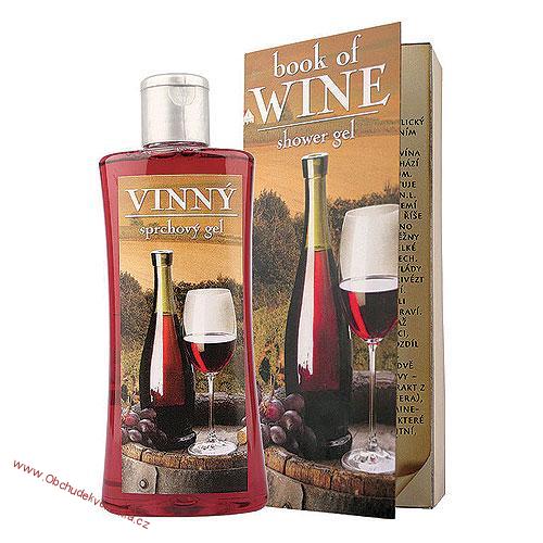 Bohemia Gifts - Vinný dárkový sprchový gel 250 ml - book of wine