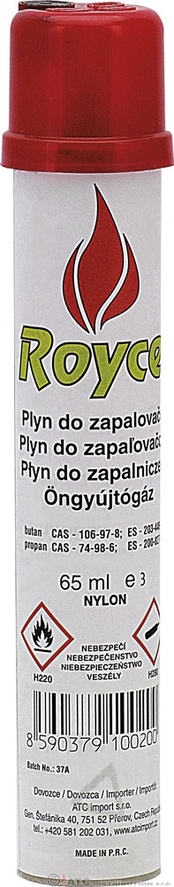 Royce plyn do zapalovačů 65ml 10020