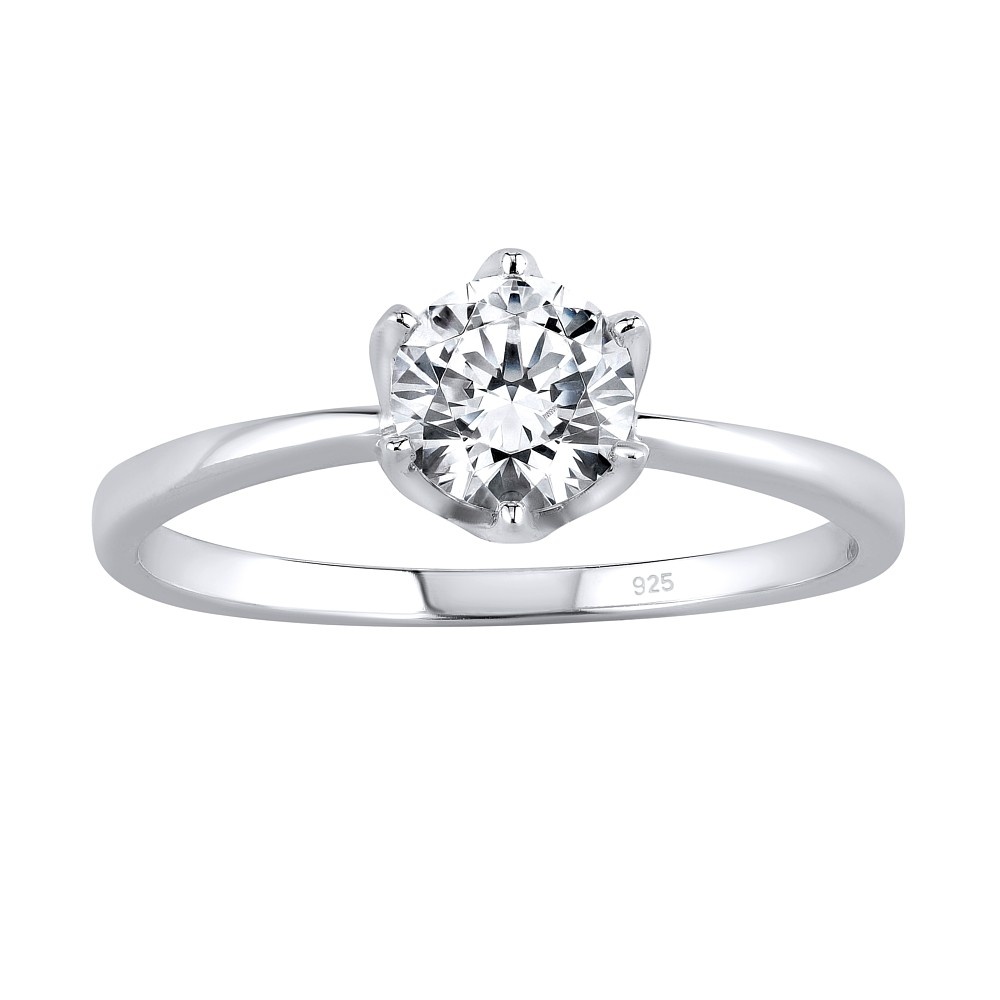 Stříbrný prsten PRINCESS se Swarovski® Zirconia JJJR2987