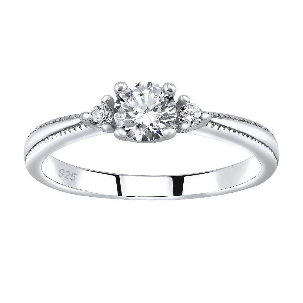 Stříbrný prsten MELAYNA se Swarovski® Zirconia