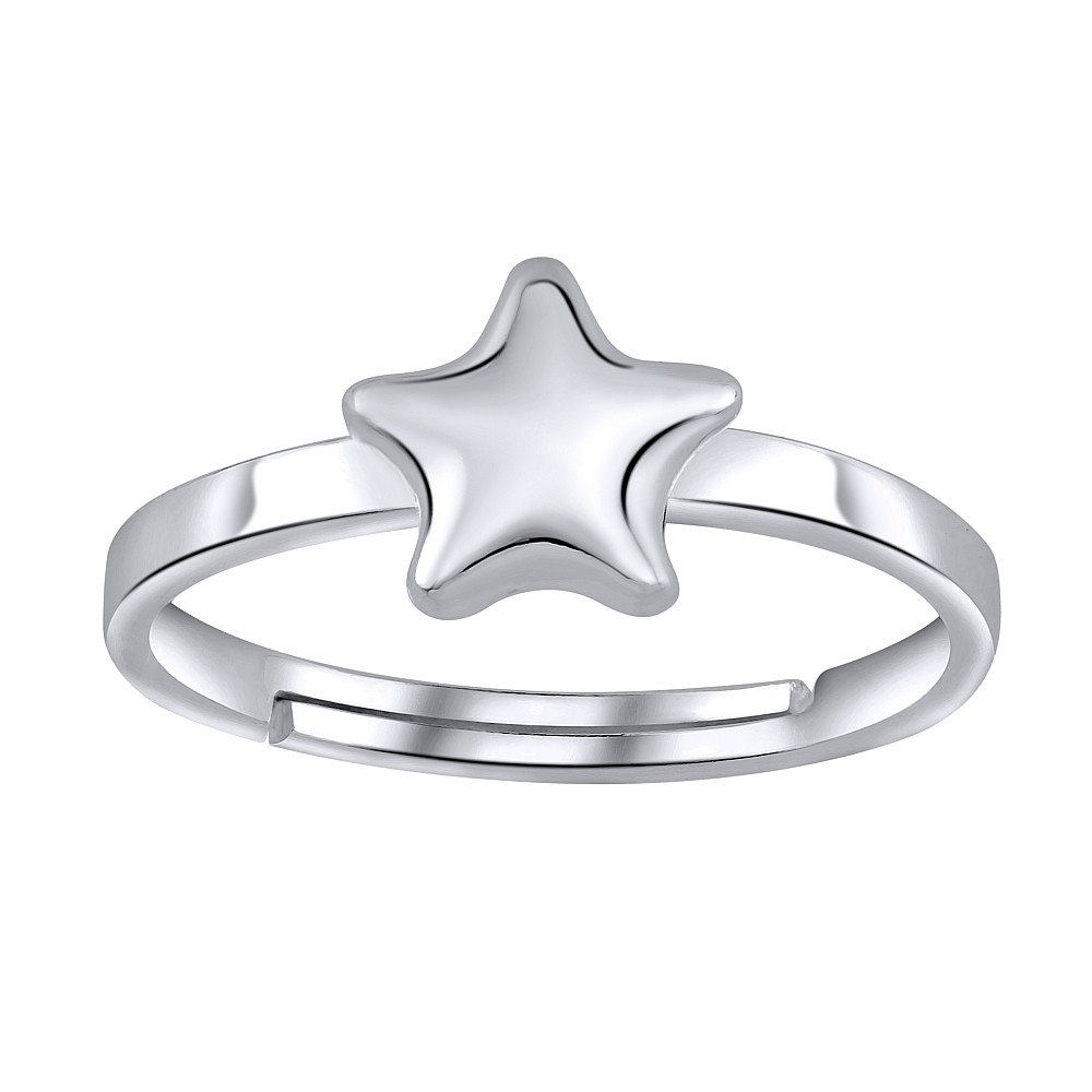 Stříbrný prsten STAR na nohu ZTD25253